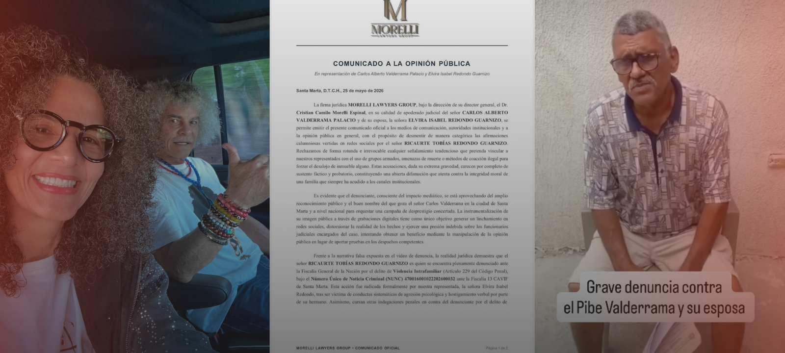 El Pibe Valderrama y su esposa enfrentan delicada denuncia de desalojo: “¿Quedaron en la calle?”