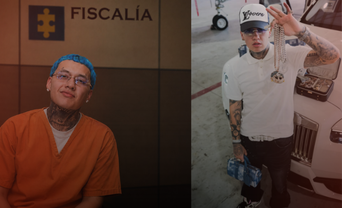 Blessd y el escándalo que no quieren que sepas: se filtra foto en la Fiscalía por presunto caso de retención.