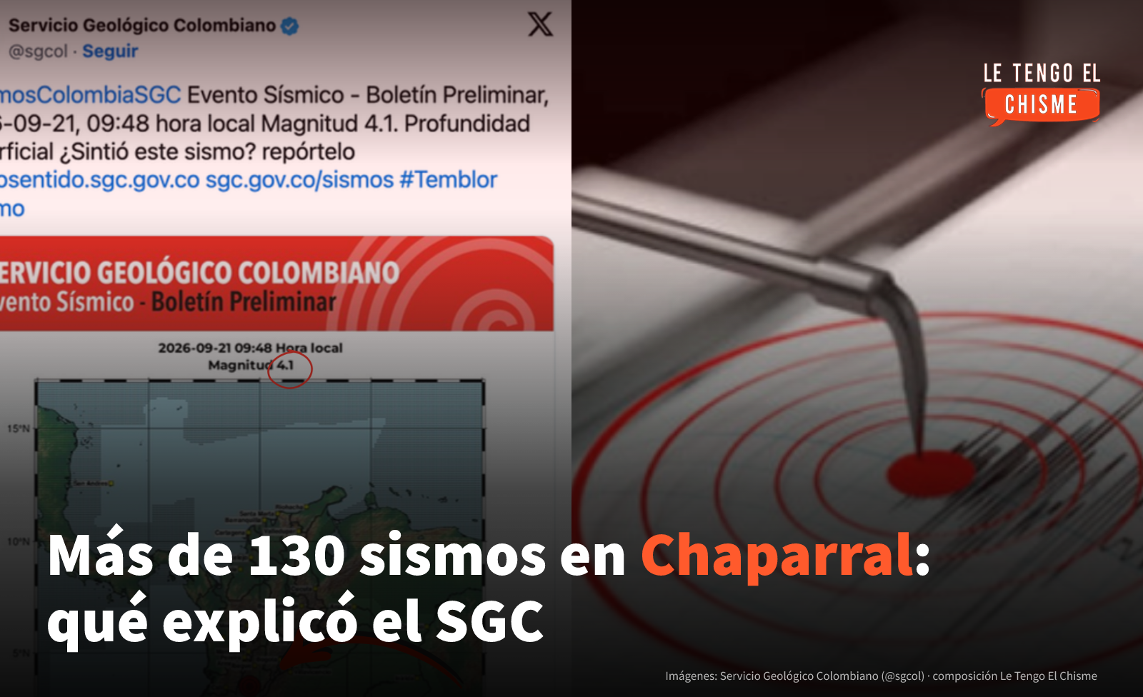 «Por encima del promedio»: qué está pasando en Chaparral, Tolima, tras más de 130 sismos