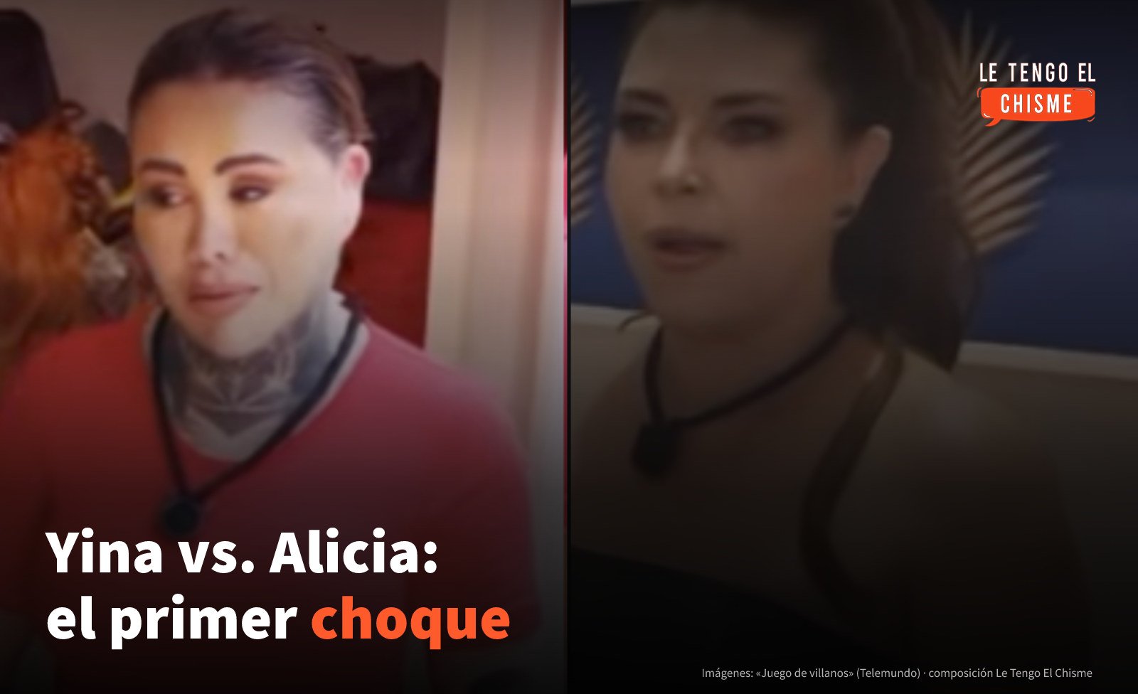 «Aquí se hace lo que yo digo»: el primer choque entre Alicia Machado y Yina Calderón por una cama en «Juego de villanos»