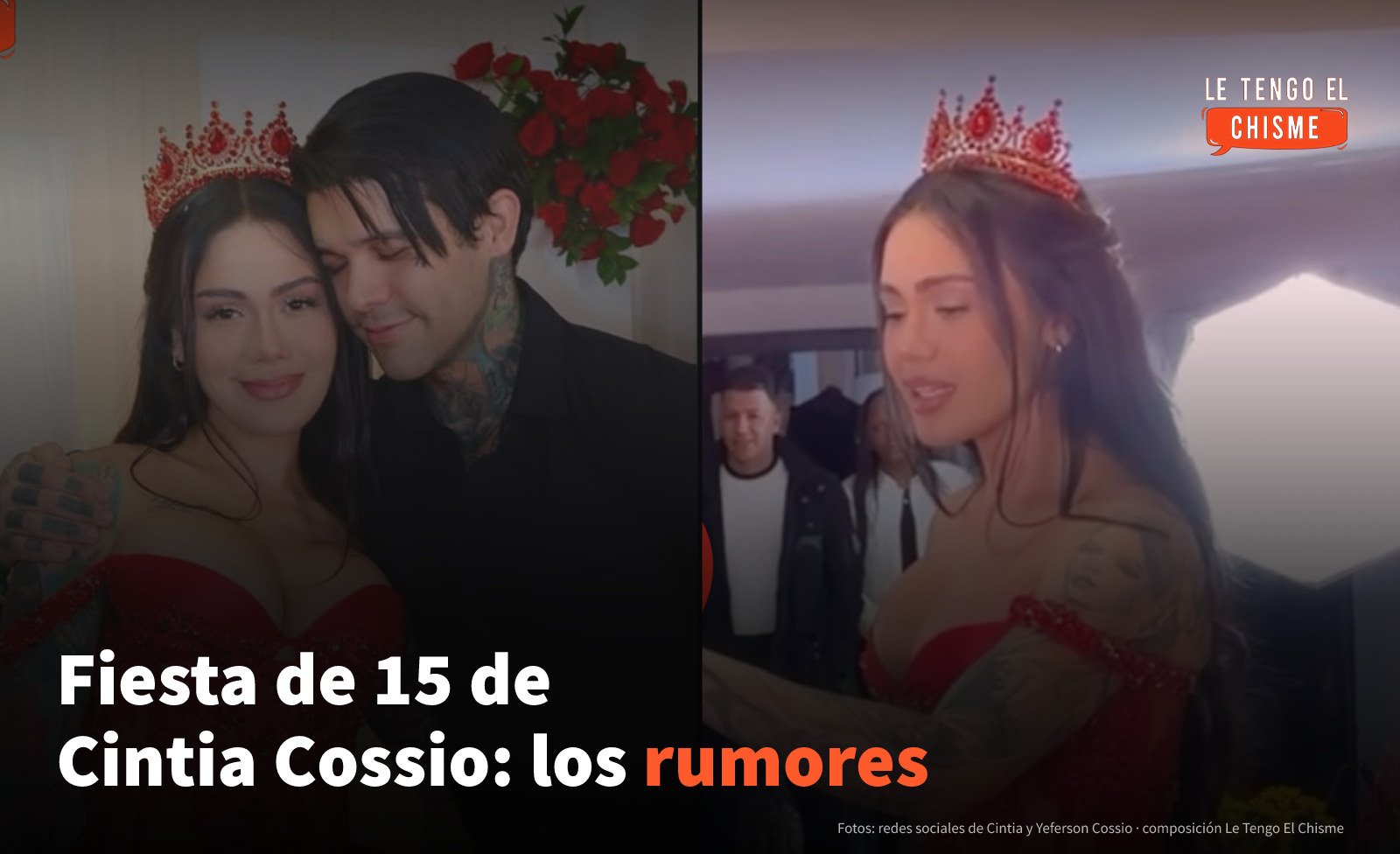 Cintia Cossio celebró sus 29 con fiesta de 15 años: Andy Rivera y los rumores de ruptura de Yeferson Cossio y Carolina Gómez
