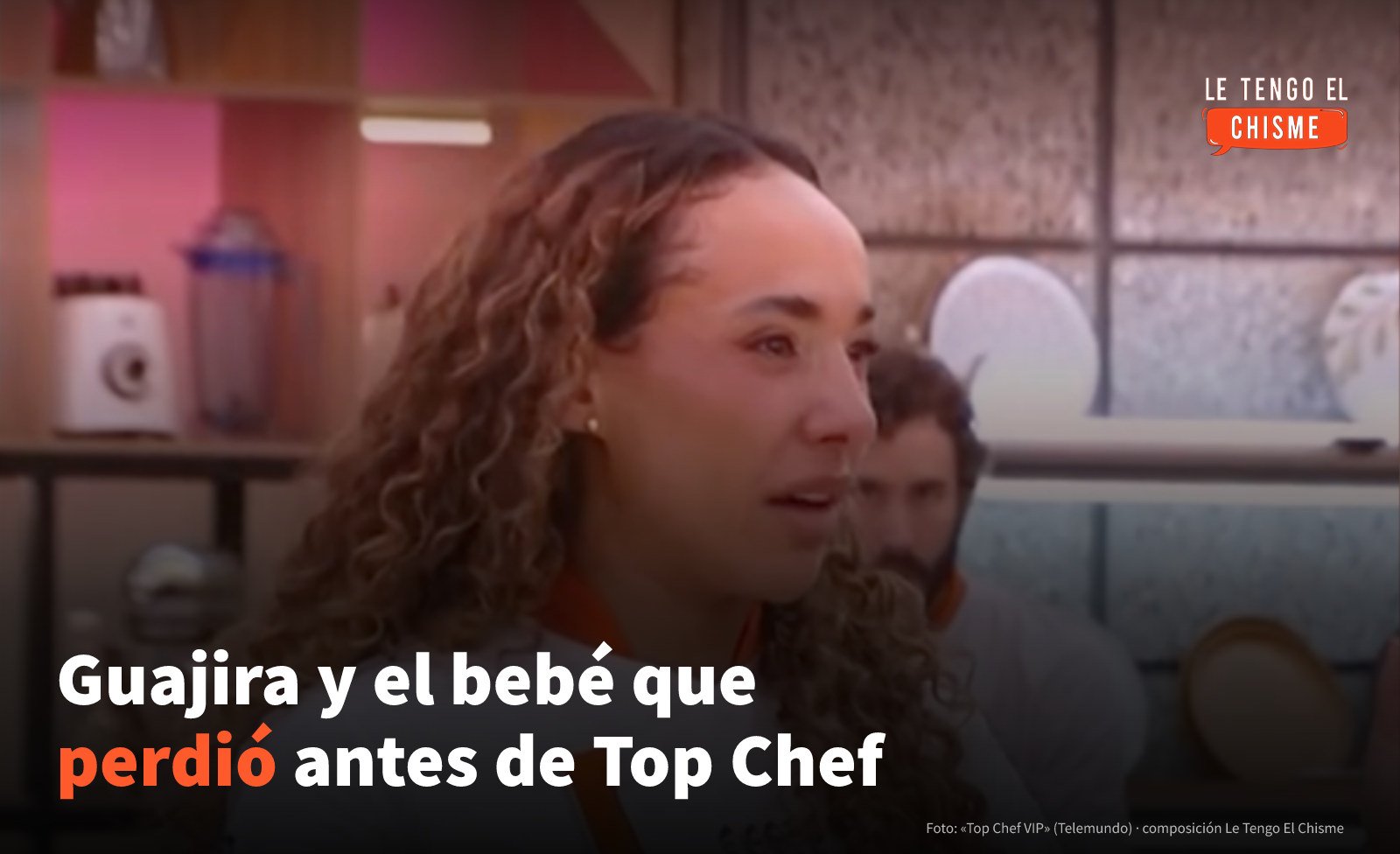 Guajira durante la final de Top Chef VIP