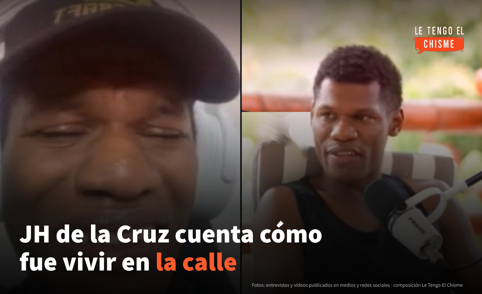 «Yo lloraba»: JH de la Cruz contó cómo fue vivir en la calle antes de hacerse viral