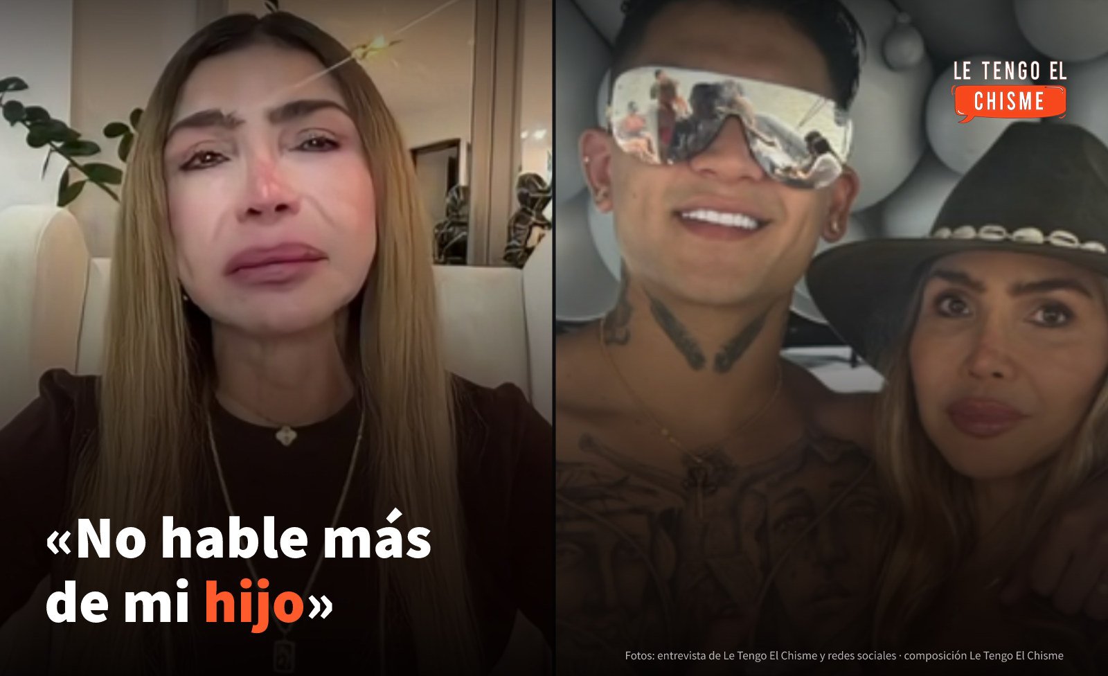 «Que se lo saque de su boca»: la mamá de B-King le pide a Marcela Reyes que no vuelva a hablar de su hijo 1 Adriana Salazar, mamá de B-King, y Byron Sánchez