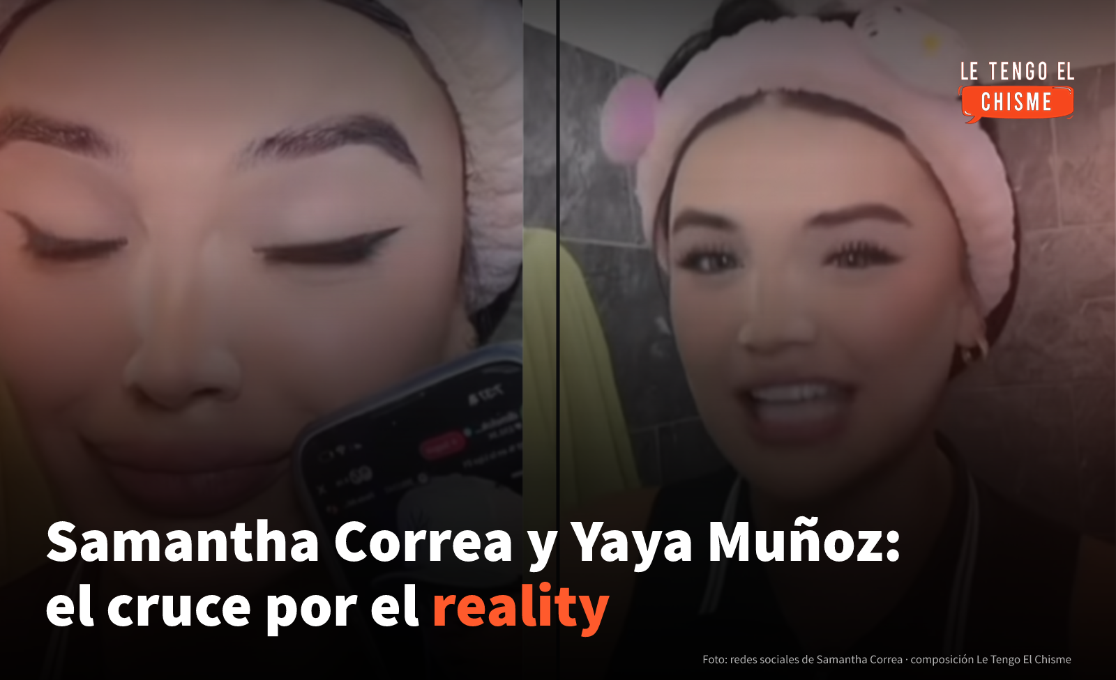 «Te meten a hacer mucho y te pagan poco»: el cruce de Samantha Correa y Yaya Muñoz por «La casa de los famosos»
