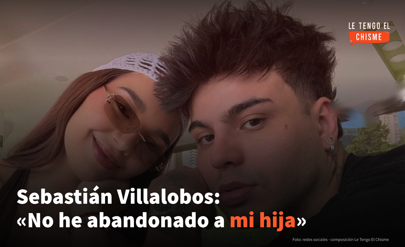 «No he abandonado a mi hija»: Sebastián Villalobos respondió a las críticas tras separarse de Camila Santamaría 1 Sebastián Villalobos y Camila Santamaría en una selfie publicada en redes sociales