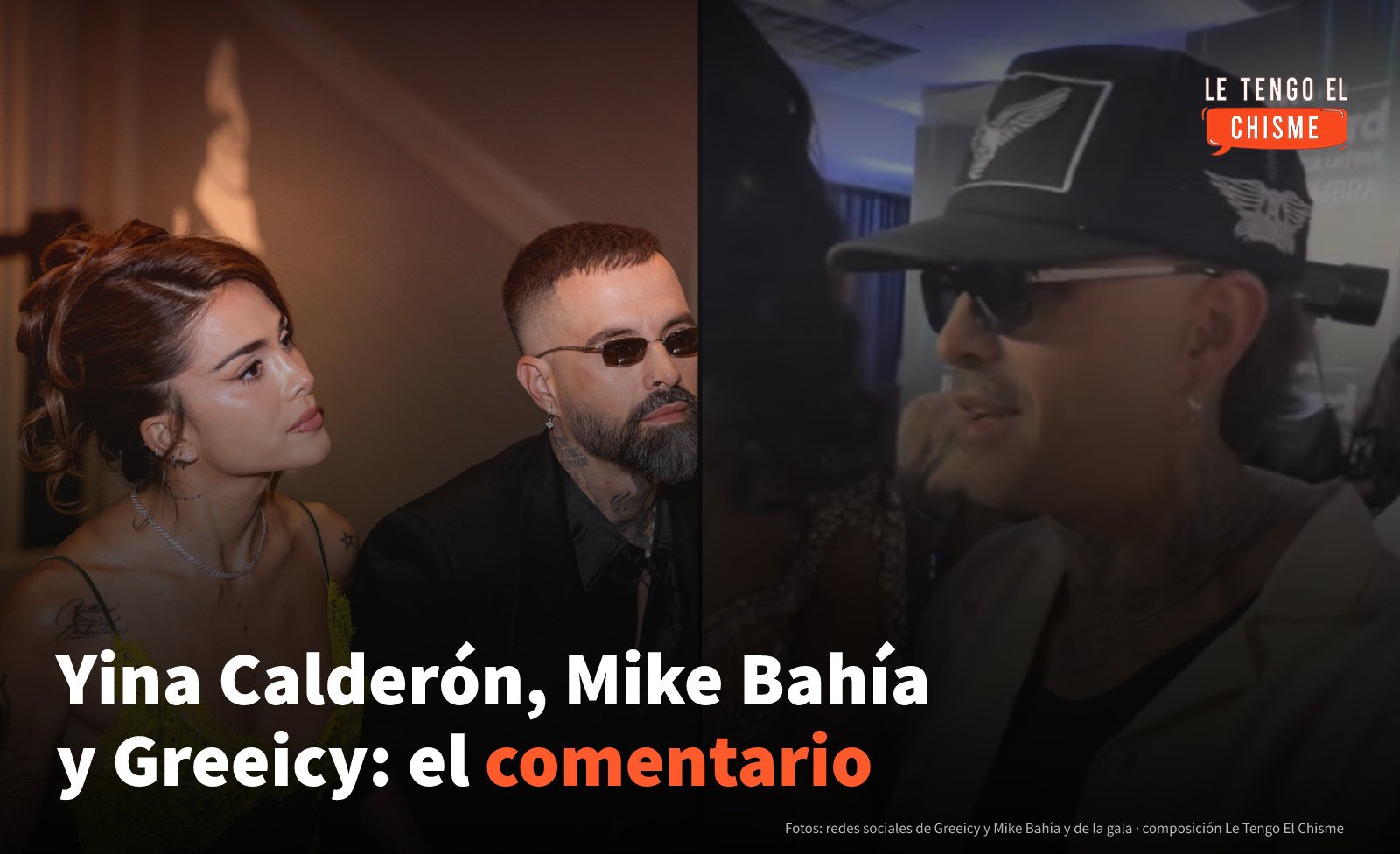 «Yo no sé qué le vio ella a él»: el comentario de Yina Calderón a Mike Bahía sobre Greeicy en los Billboard